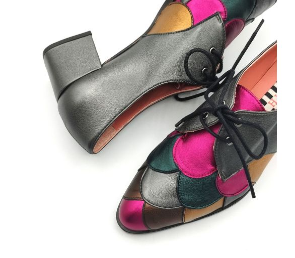 Zapato oxford multicolor Ancla de Sarah Verdel