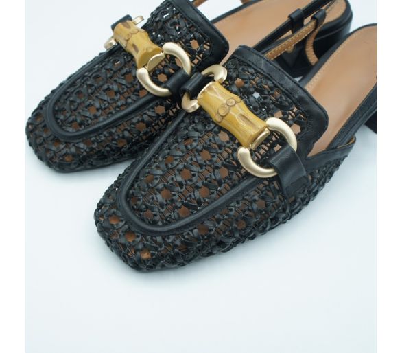 Mocasín destalonado rafia Lagum