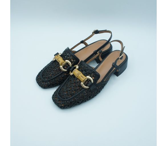 Mocasín destalonado rafia Lagum