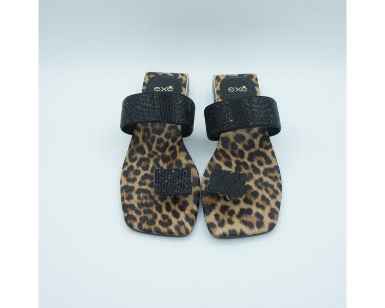 Sandalia Leopardo Exé Sandalia Leopardo Exé