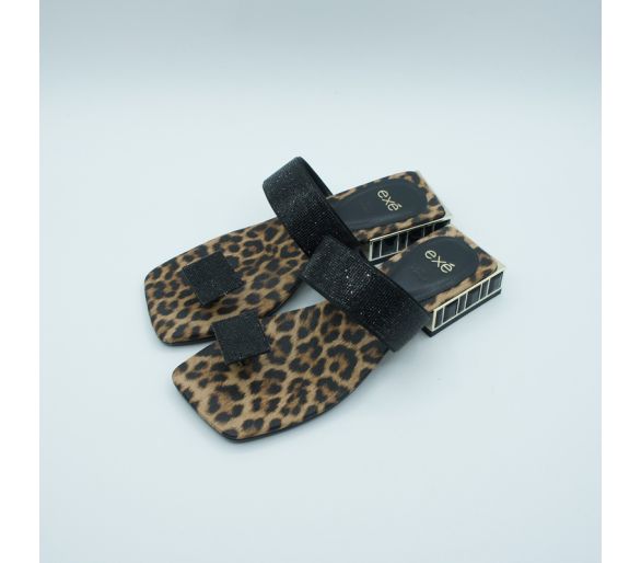 Sandalia Leopardo Exé