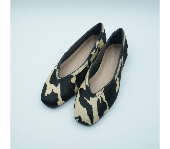 Manoletina print vaca Arezzo