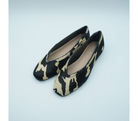 Manoletina print vaca Arezzo