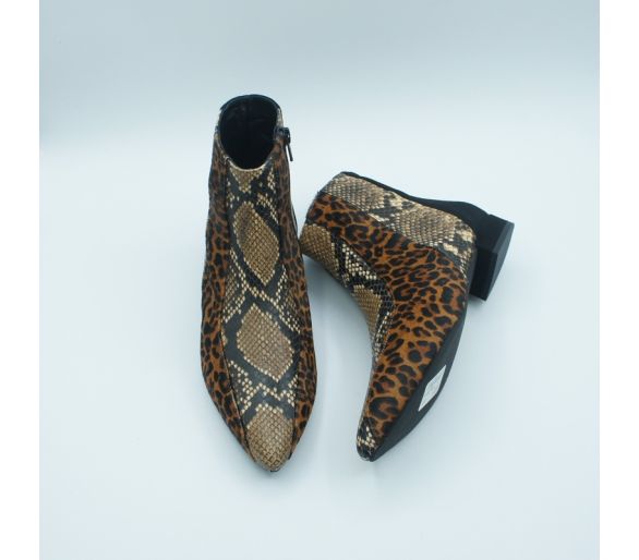 Botín print serpiente Angari