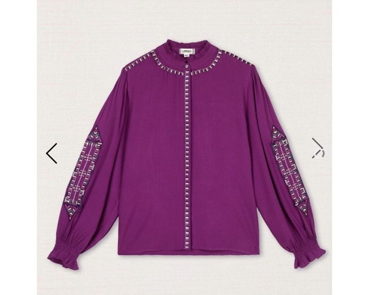 Blusa con bordado boho