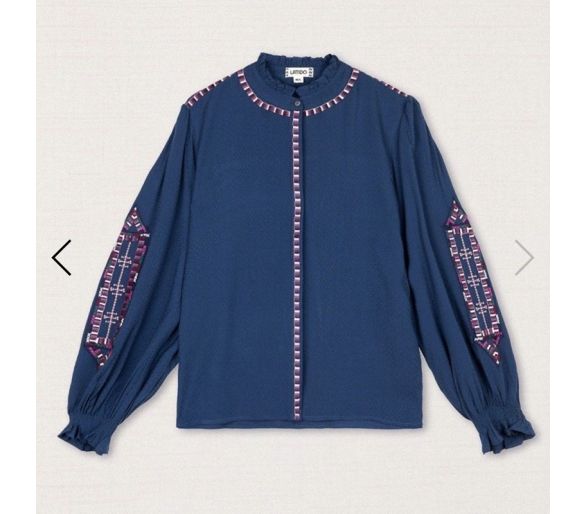 Blusa con bordado boho