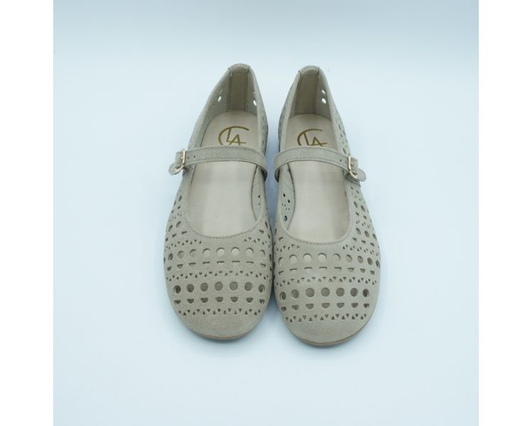 Merceditas troquelada