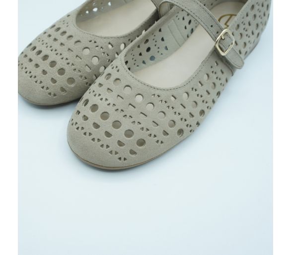 Merceditas troquelada