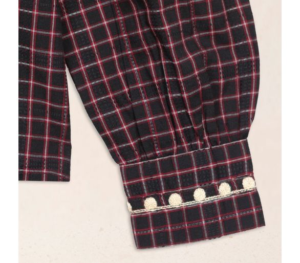 Blusa lazo bordada