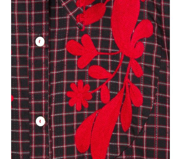Blusa lazo bordada