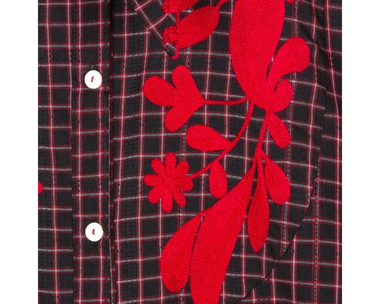 Blusa lazo bordada